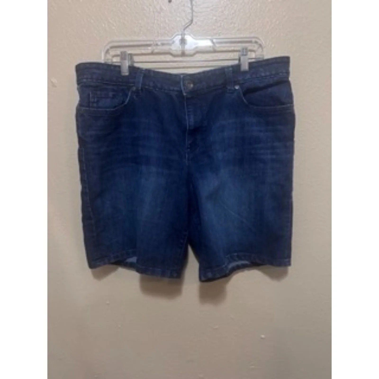 Sonoma Style‎ Boyfriend Denim Jean Shorts Womens Size 14 Blue - Image 5