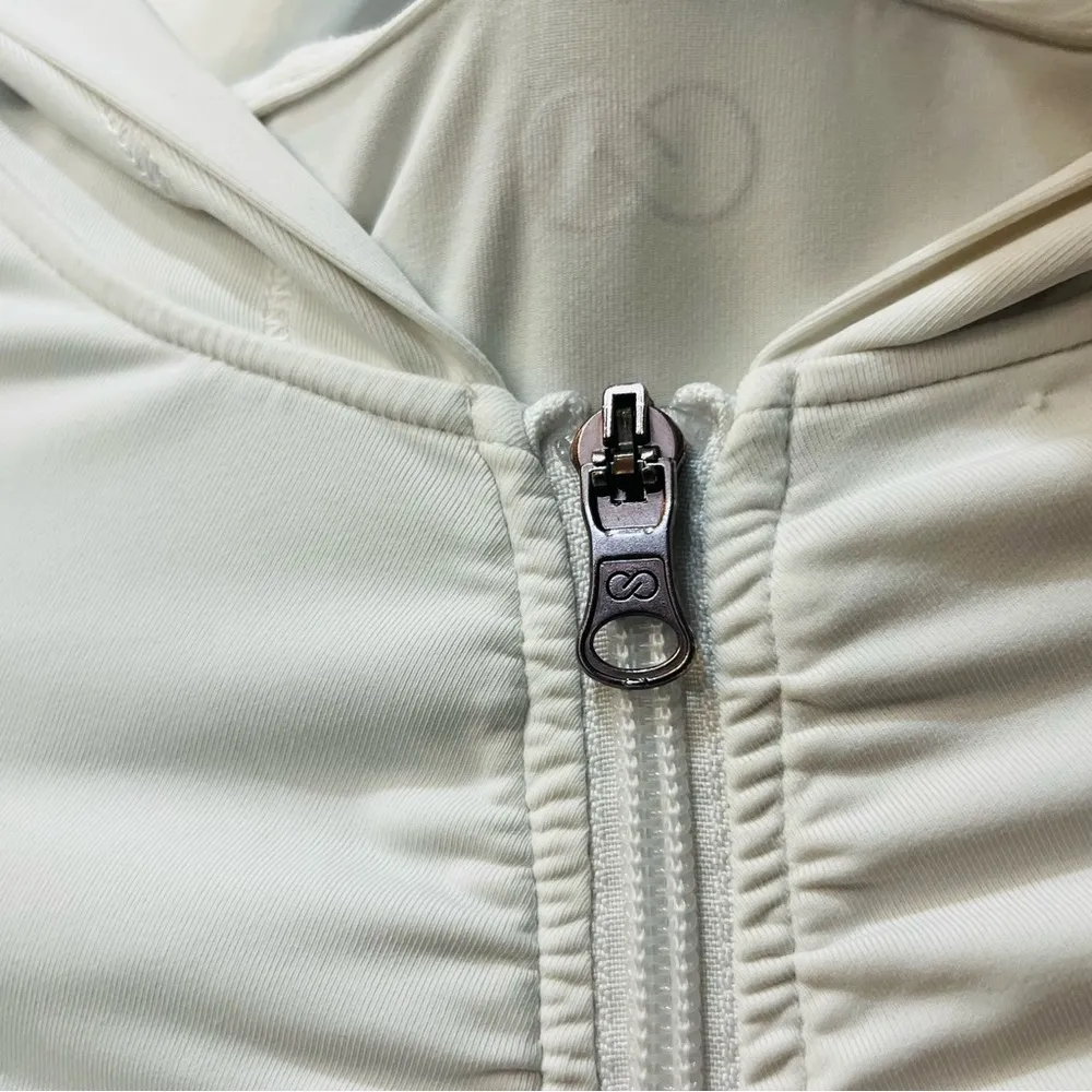 Calia By Carrie Underwood Long Sleeve Full Zip white jacket Hoodie thumb… - Image 3