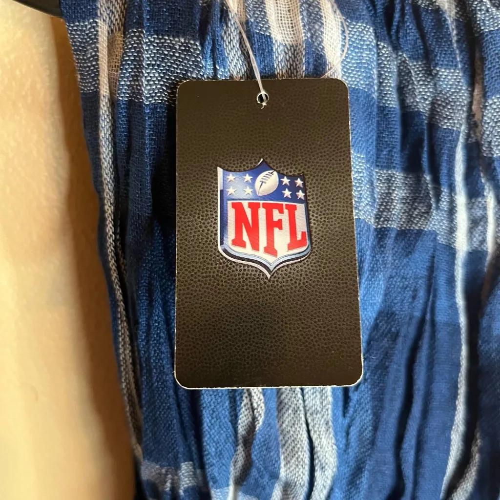 NFL Little Earth Dallas Cowboys Crinkle Scarf Plaid - Image 7