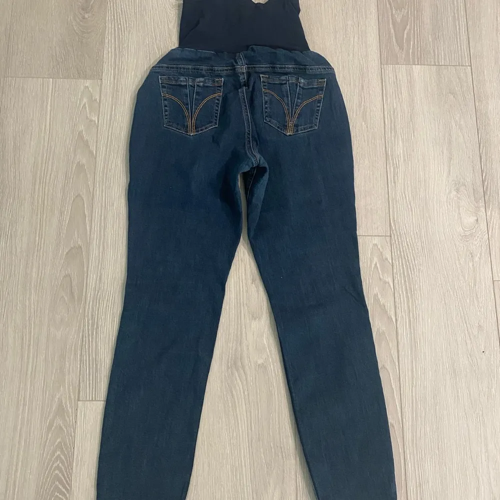 Indigo Blue Maternity Jeans XL - Image 2
