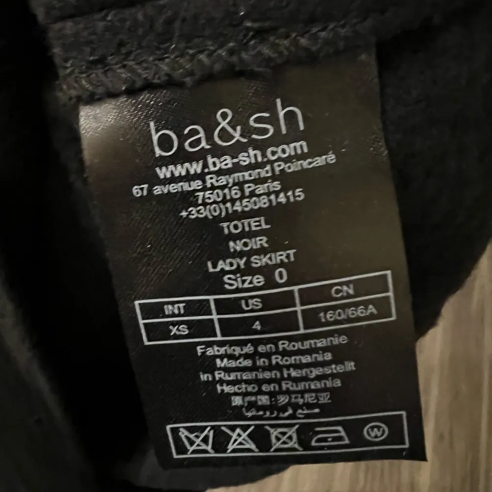 ba&sh Black Wrap Mini Skirt Cocktail - Image 6