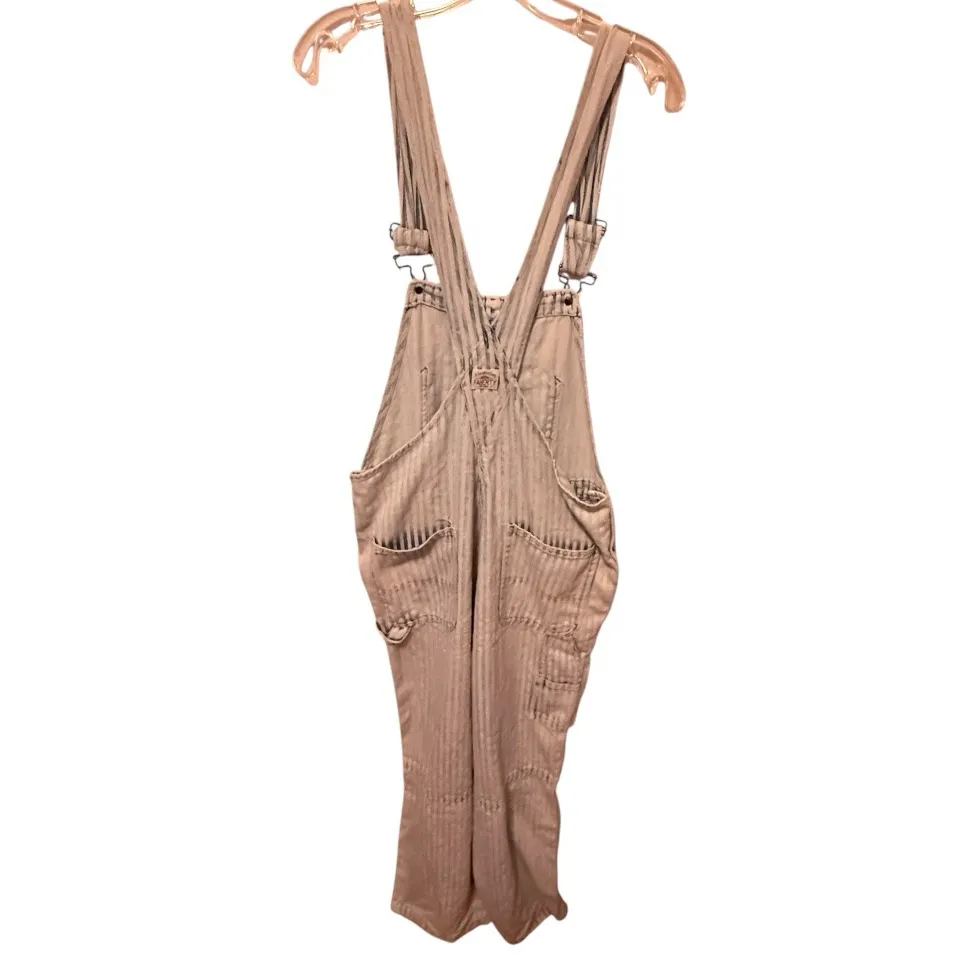Faherty Brand Railroad Stripe Overalls - Image 5