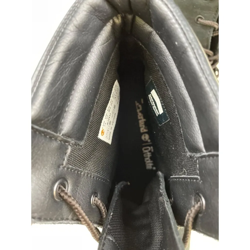 Timberland Women's Black Suede shoes/boots heel 3.5" Size 7.5 SKU 4982 - Image 6