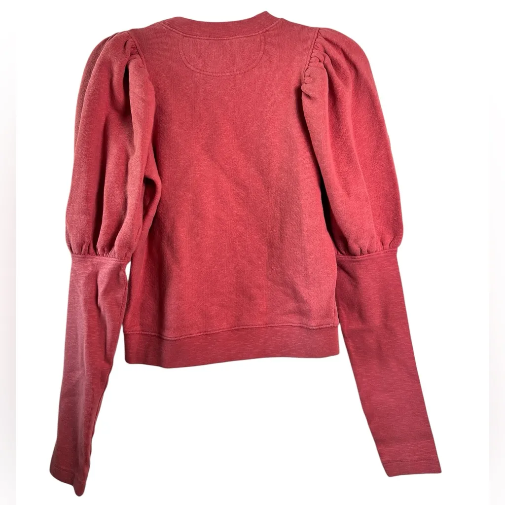 Ulla Johnson‎ Philo Sweater Pink Pullover 100% Cotton Crew Neck Petite - Image 3