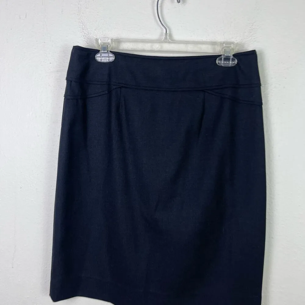 Carlisle Women's Black Business Office Career Short Straight Pencil Skirt Size 6 - Image 2