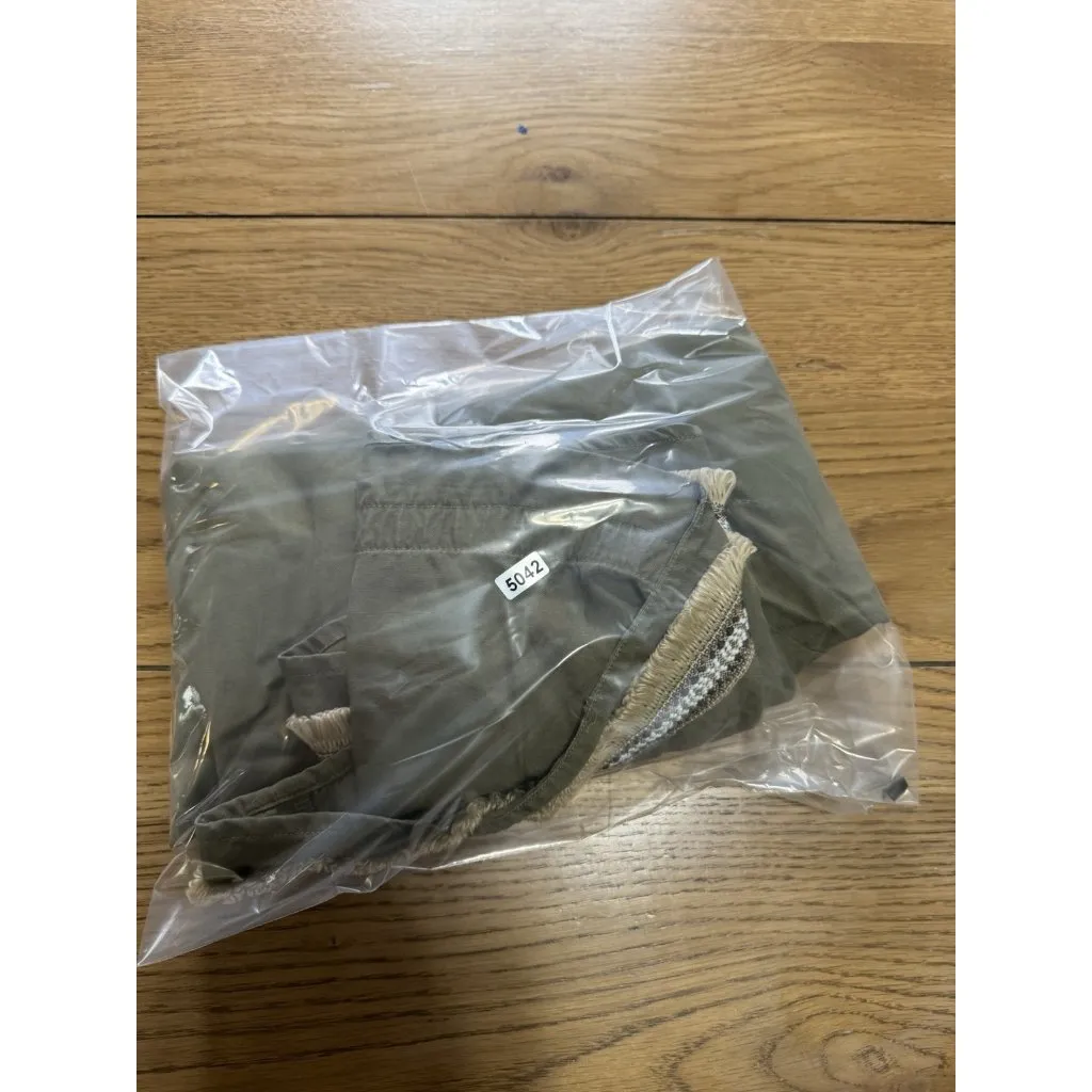 ILLA ILLA Green Size Large‎ Fringe Embroidered Tencel Dress Boho Hippie Peasant - Image 11