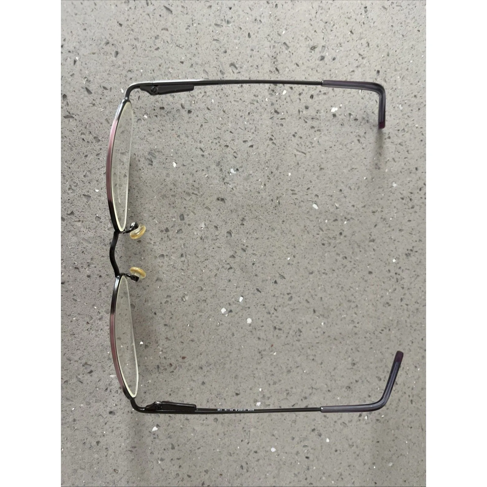 Anne Klein 9038 K1537-s Womens Eyeglasses 50-18-135 Frames Only Half Rim Oval - Image 2