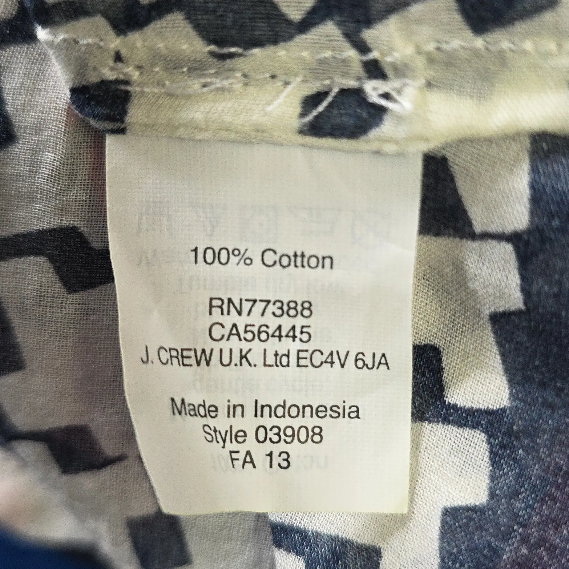 J Crew Lightweight Houndstooth Tunic top / Dress - Image 8