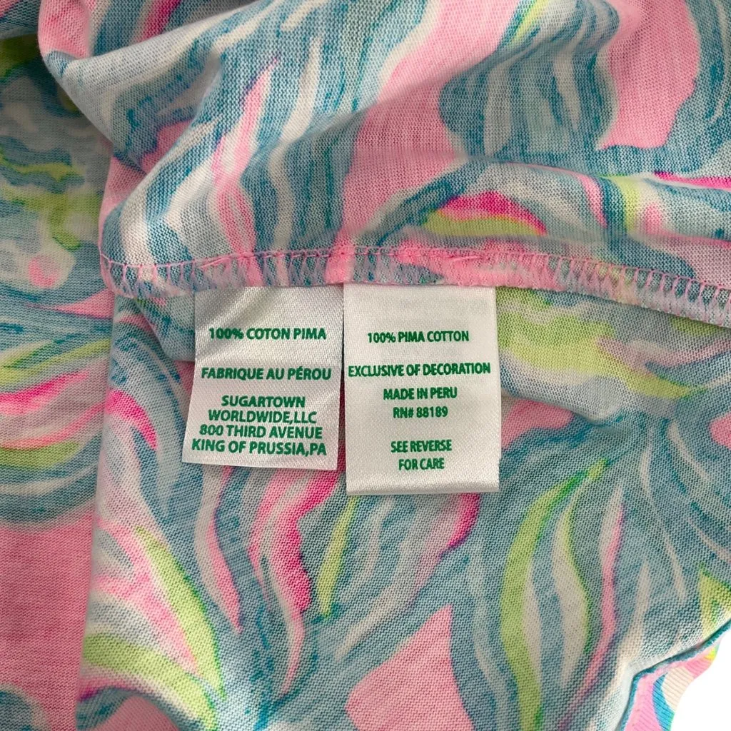 Lilly Pulitzer pelican pink Off the Scales Margot Swing Dress XL pima cotton - Image 8