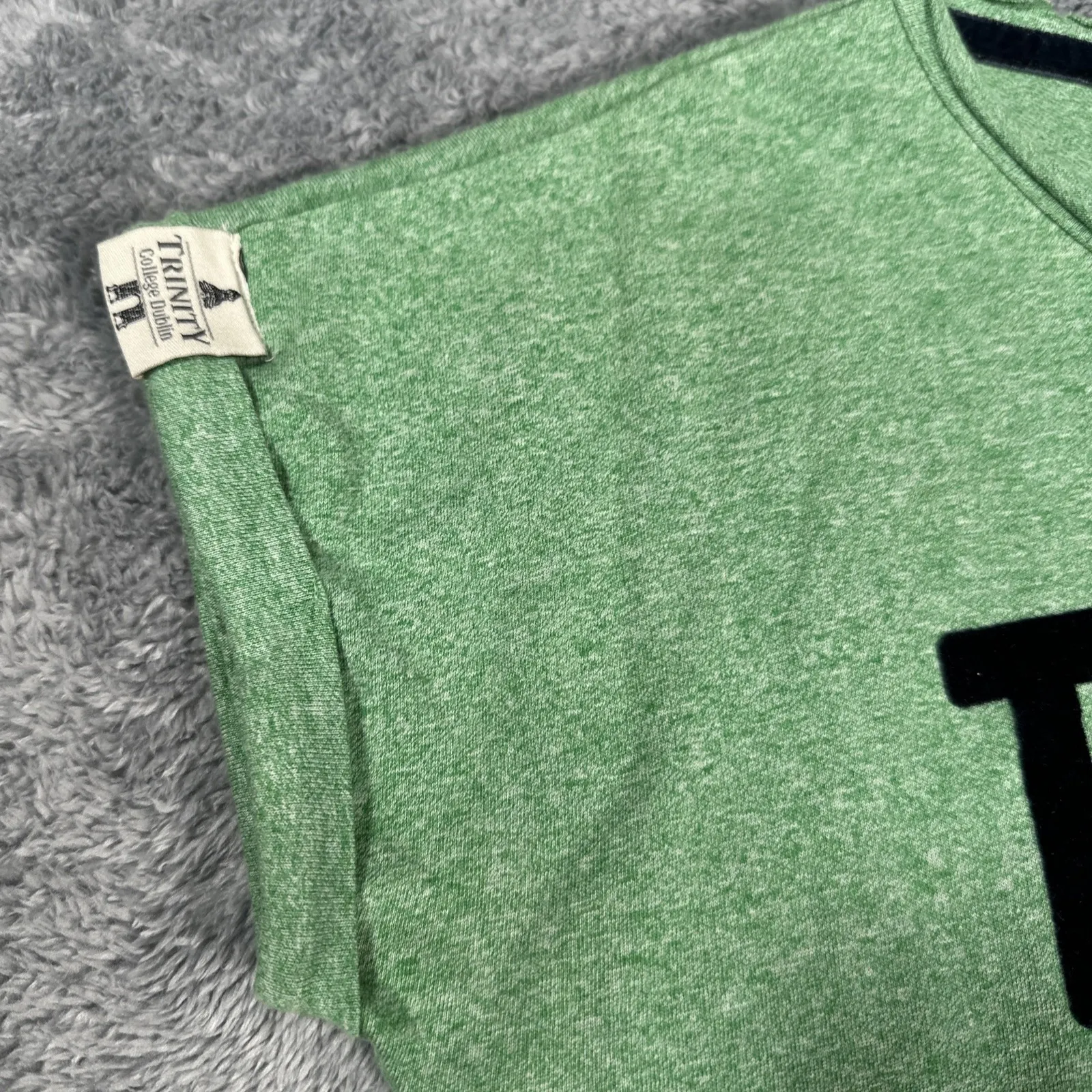 Women's Trinity College Dublin 1592 T Shirt Official Product SZ M Green Felt - Image 4