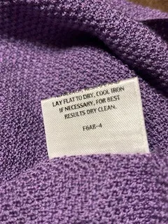 Eileen Fisher Sleeveless Tank Top Purple Italian Yarn Knit Linen Cotton Blend M - Image 6