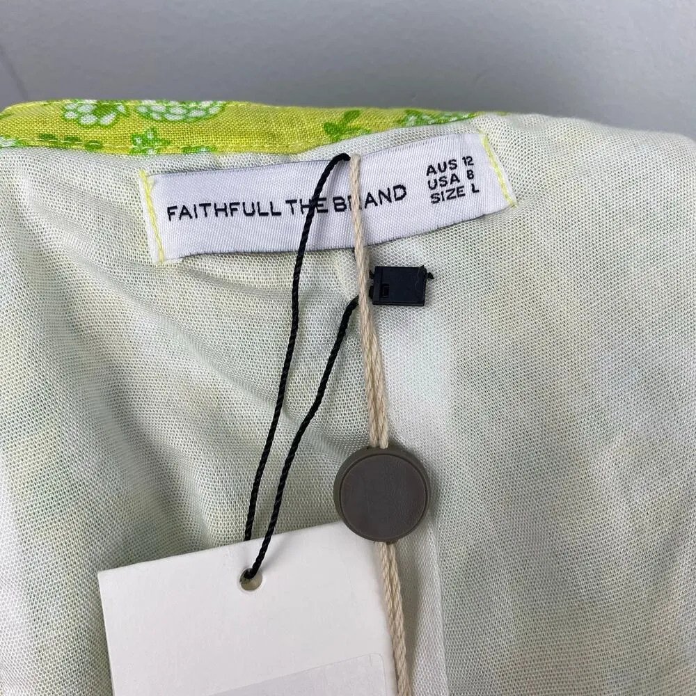 Faithfull the Brand Linen Eridani Skort in Cremona Floral Print Size 8 - Image 7