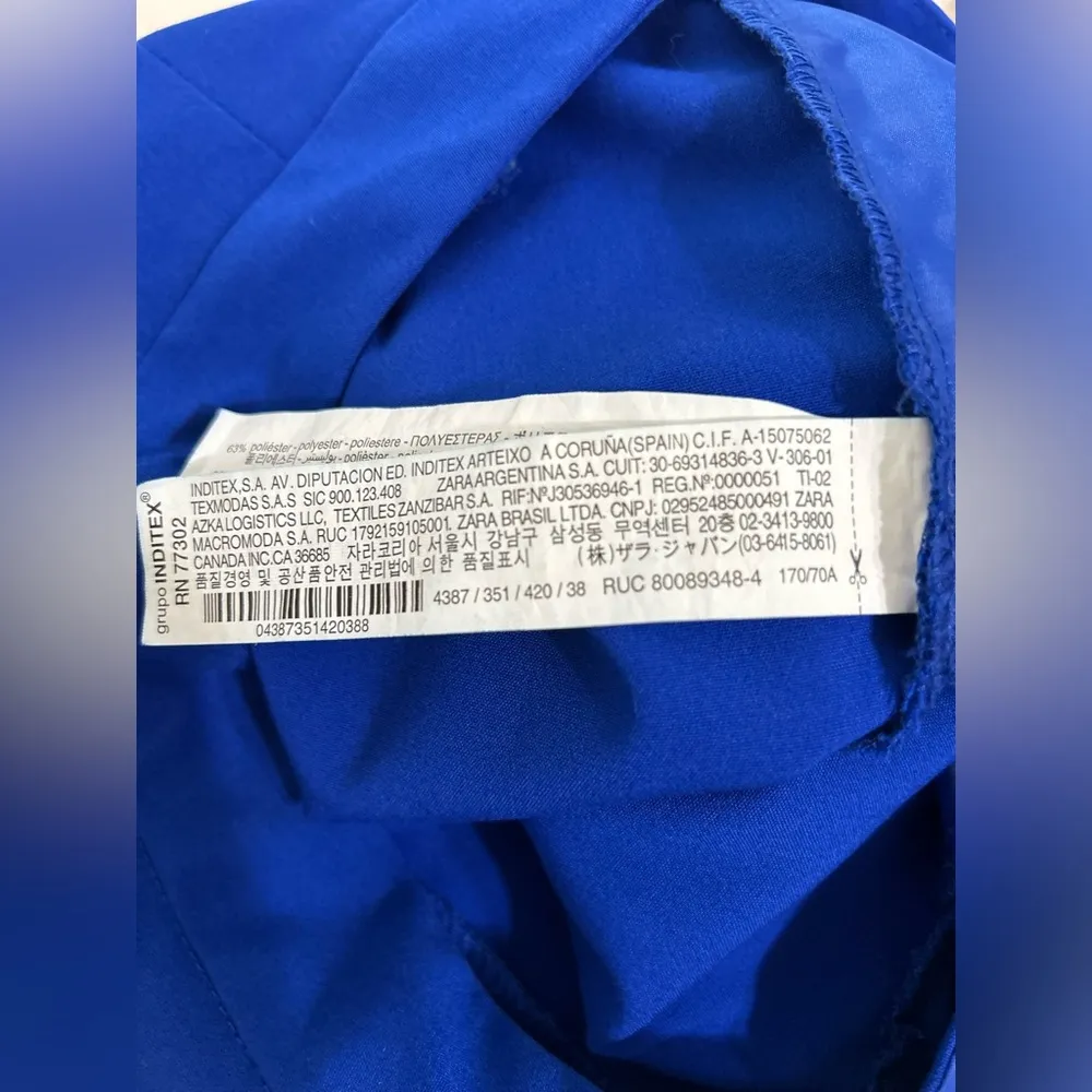 Zara Blue Tailored Dress Jeans - Image 7