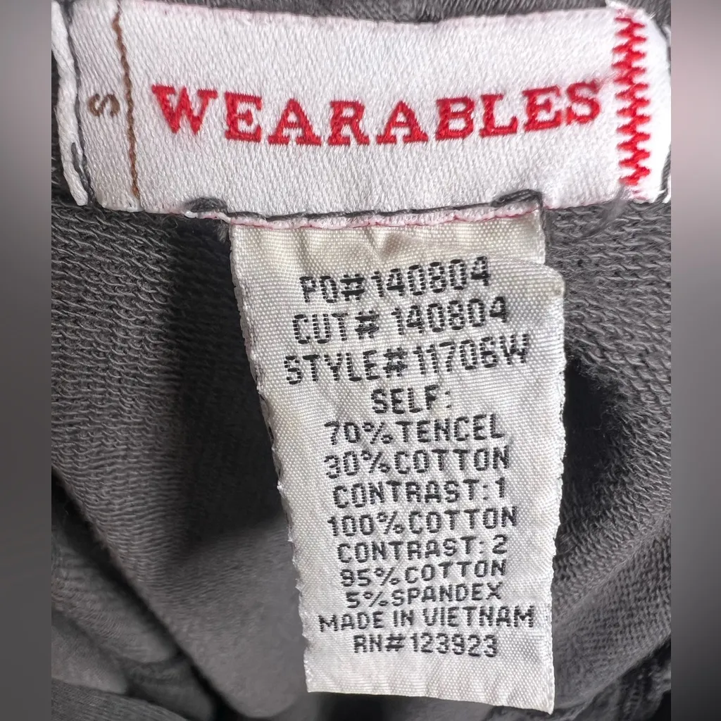 WEARABLES MERCANTILE JACKET IN GREY. Size Small Black - Image 8