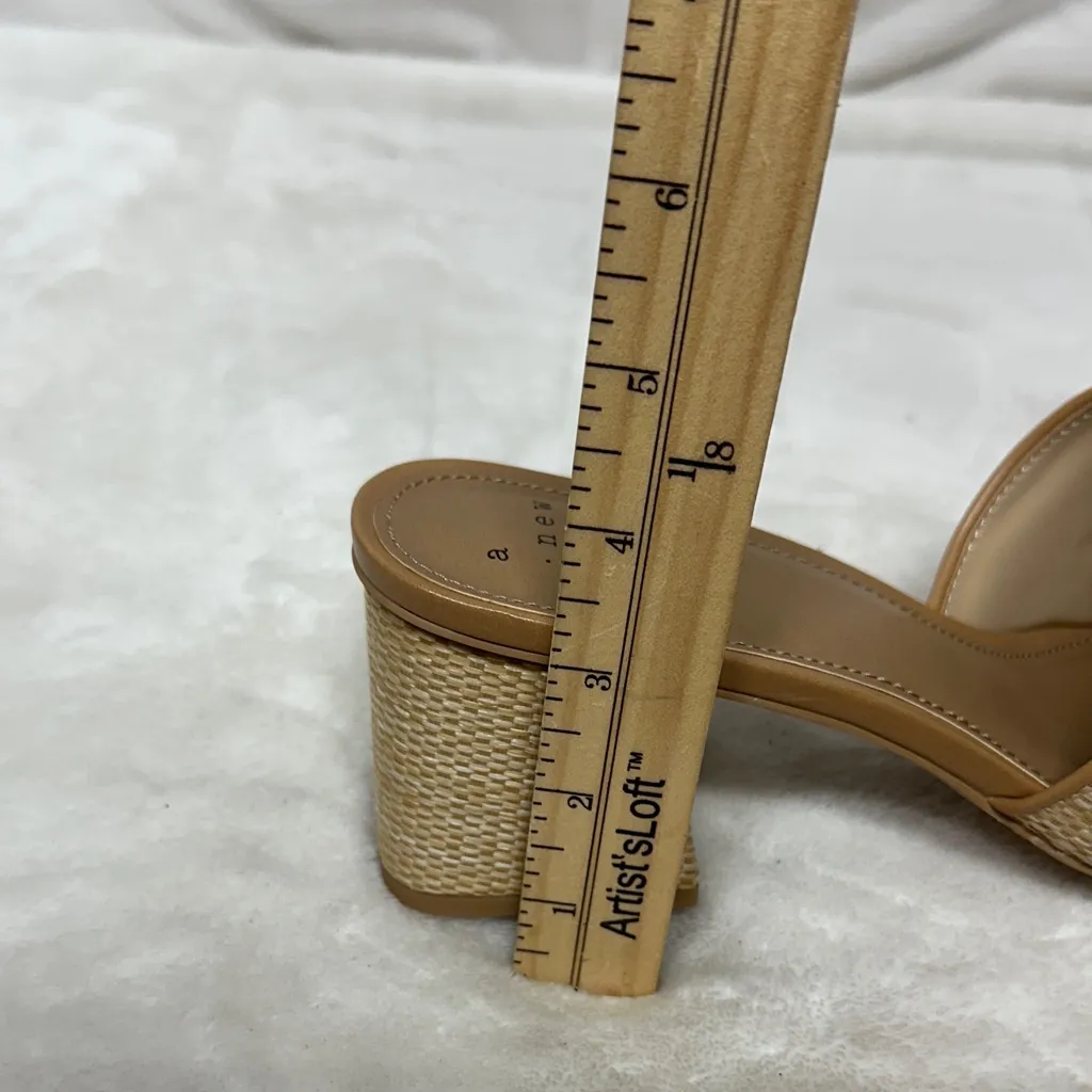 A New Day Tan Sandals with Rhinestone Accents - Image 8