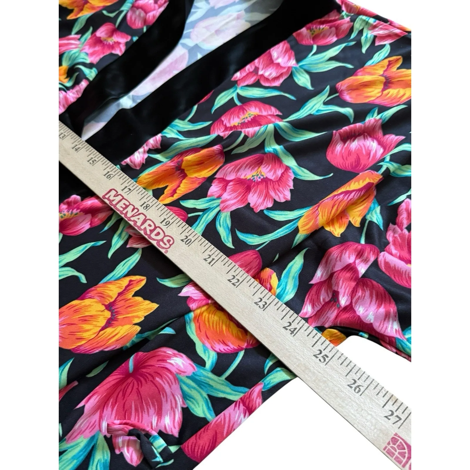 VTG Kimono Perfect Petal Small Medium Avon 1993 Relaxation Cozy Pajamas USA Made Size undefined - Image 8