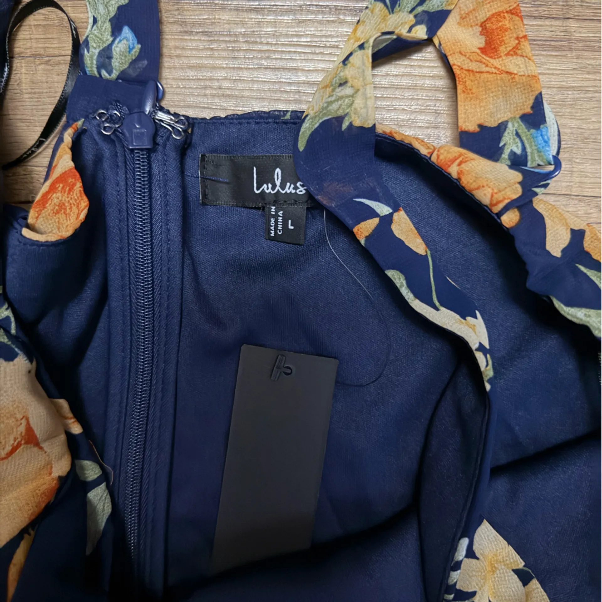 Lulus Remarkable Arrival Navy Blue Floral Sleeveless Maxi Dress - Image 5