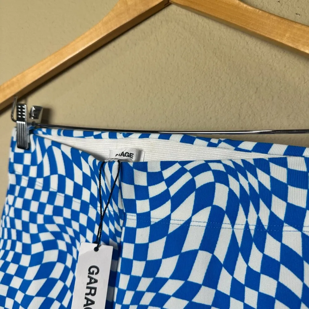 New NWT GARAGE Stretch Flare Wide Leg Pull On Print Pants Trousers Size XS - Image 6