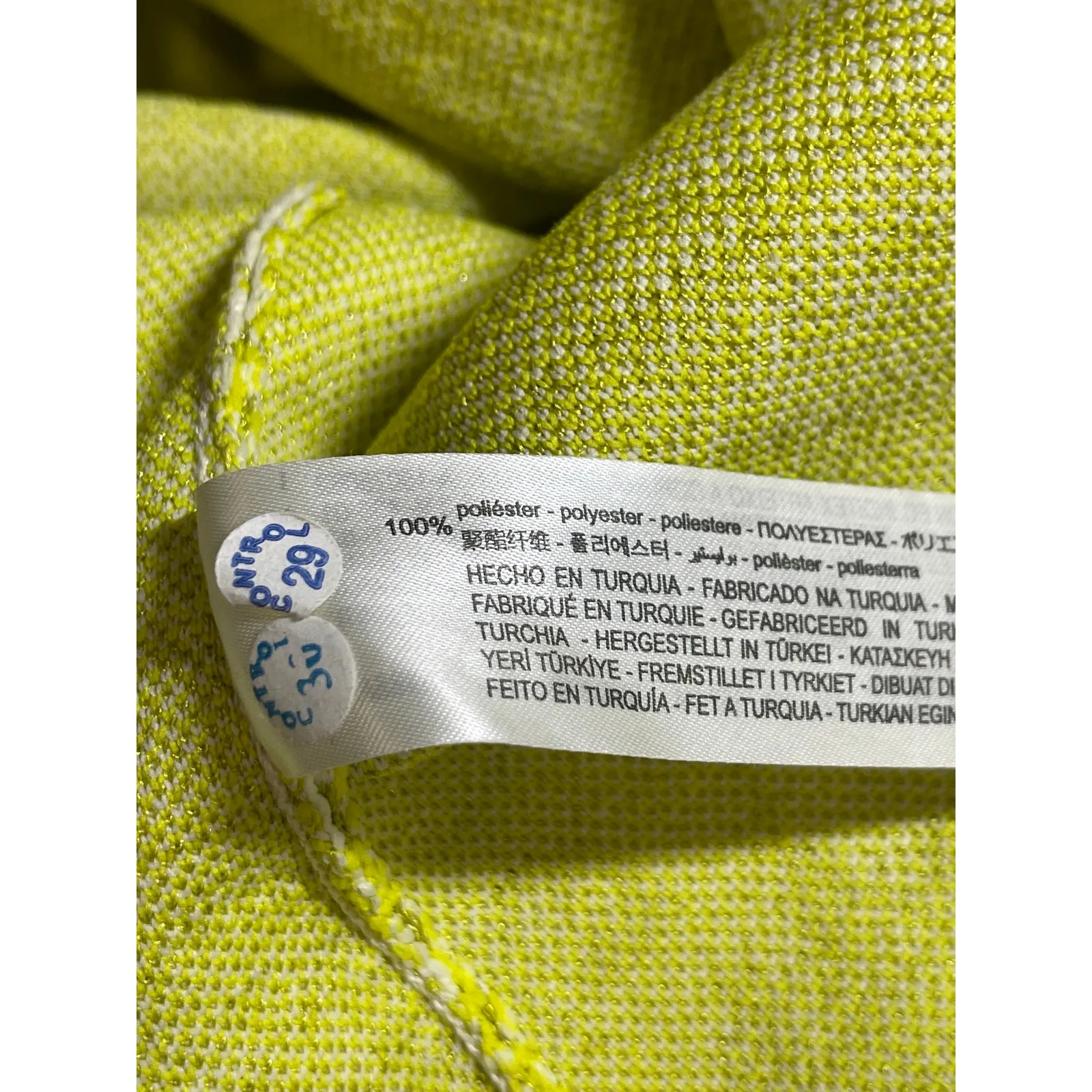 Zara Women's Green Floral Short Puff Sleeve Square Neck Mini A Line Dress Size M - Image 5