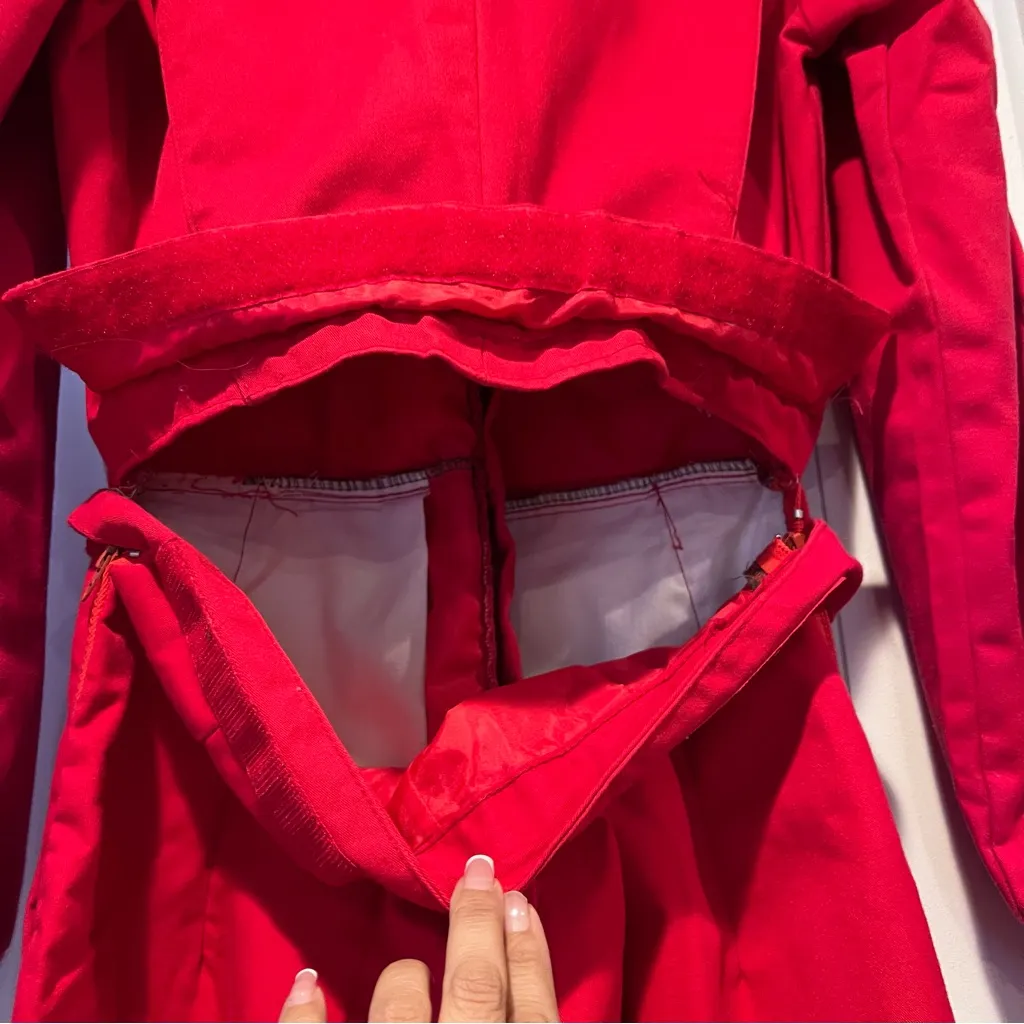 Vintage Walls blizzard pruf insulated Red coveralls Jumpsuit size 12 unisex - Image 12