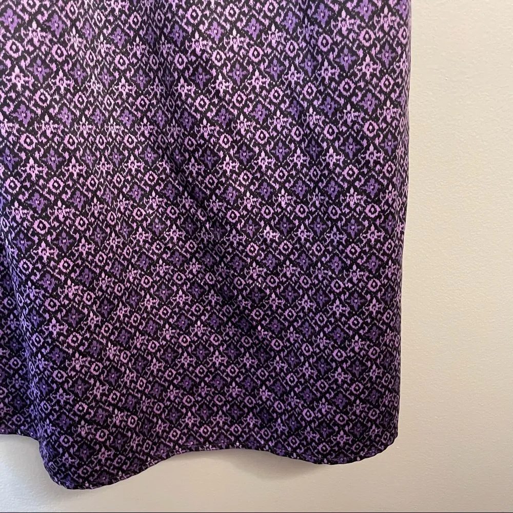 GAP geometric purple spots women’s spaghetti strap sundress summer dress casual - Image 3