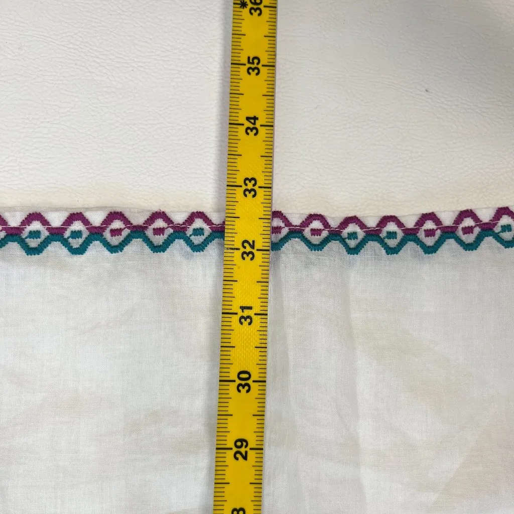 NWOT Johnny Was Embroidered 100% Ramie Nandi Flare Sleeve Tunic Dress Size S - Image 12