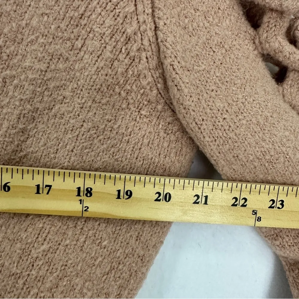 Philosophy Sweater Wool Blend Braided Arms Womans Size M Soft Rose Pink - Image 7