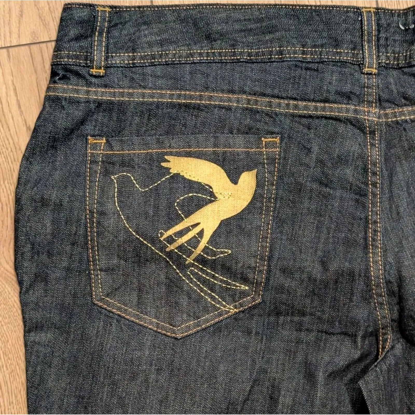 🐦‎ Dear Ab Bird Plus 18 2X Mid Rise Boot Bootcut Dark Wash Jeans Blue - Image 5