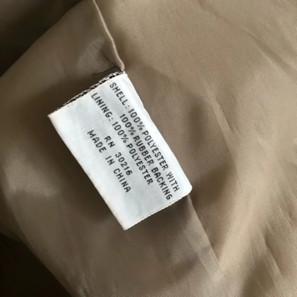 Vintage Otello Pelle Lightweight Trench Co… Tan Size undefined - Image 13