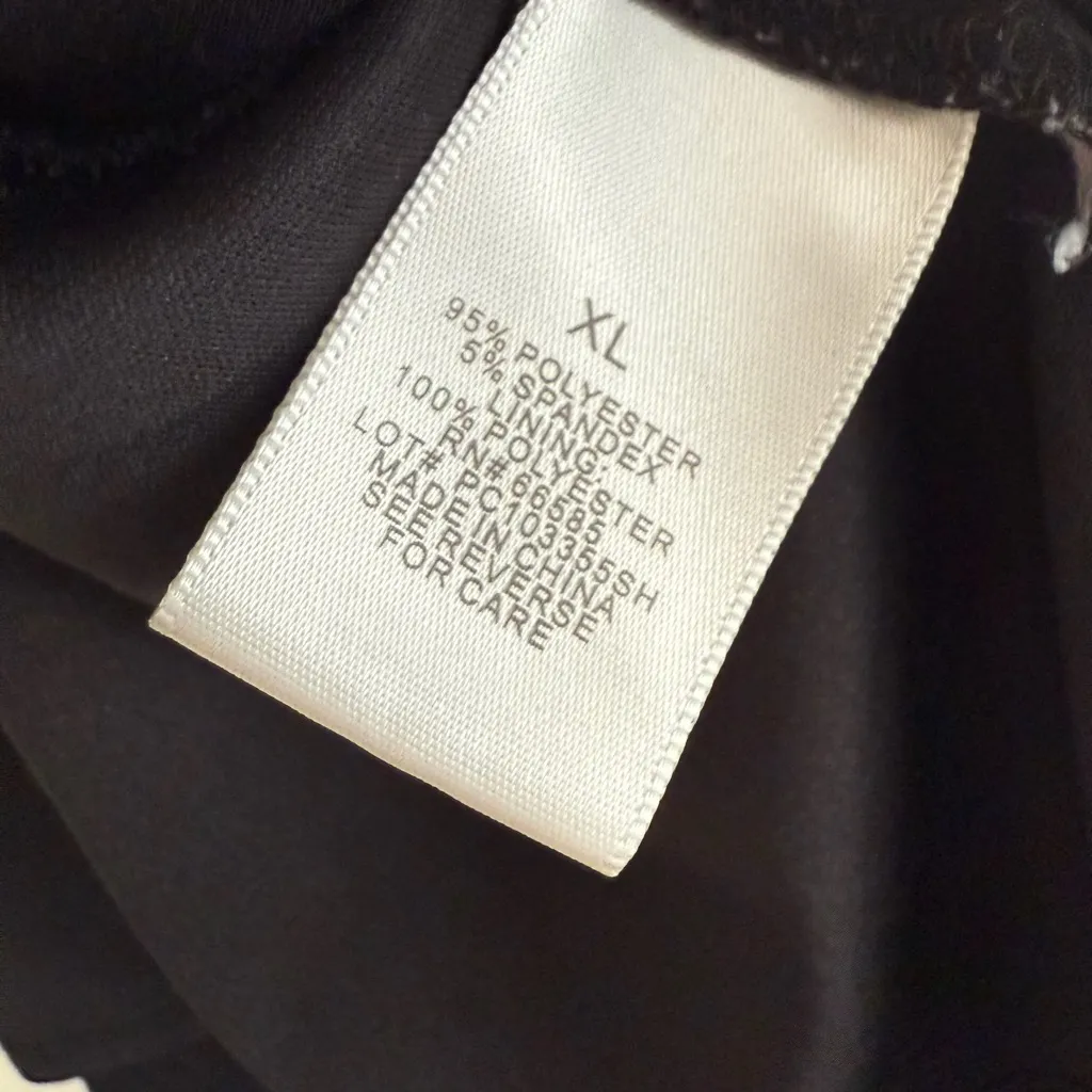 Black Open Front Cardigan Jacket XL Women’s Long Sleeve Drape Lightweight Layer - Image 6