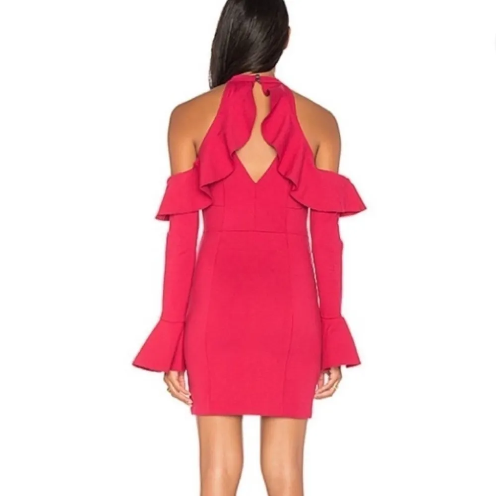 Free People Sweet Talk Mini Dress raspberry pink size‎ medium - Image 2