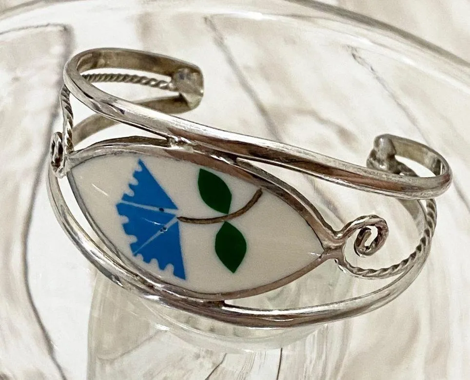 Alpaca Mexico Silver Cuff Bracelet - Image 10