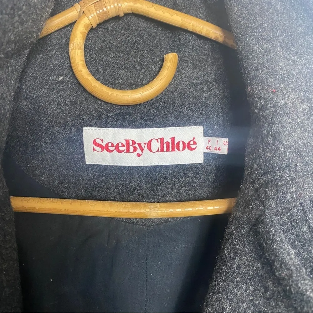 See By Chloe wool gray coat Made in Italy - Image 11