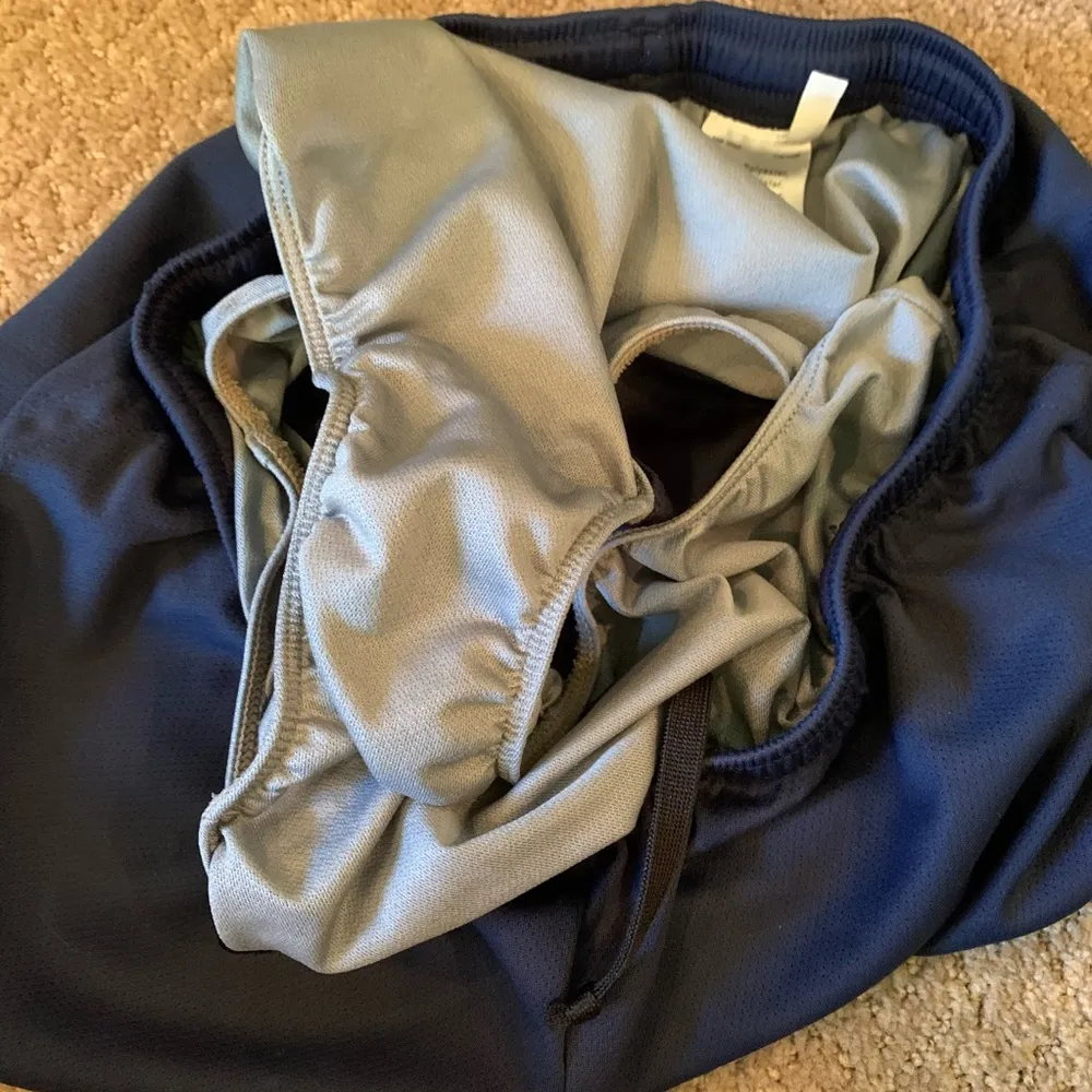 Navy ASICS Running Shorts S - Image 6