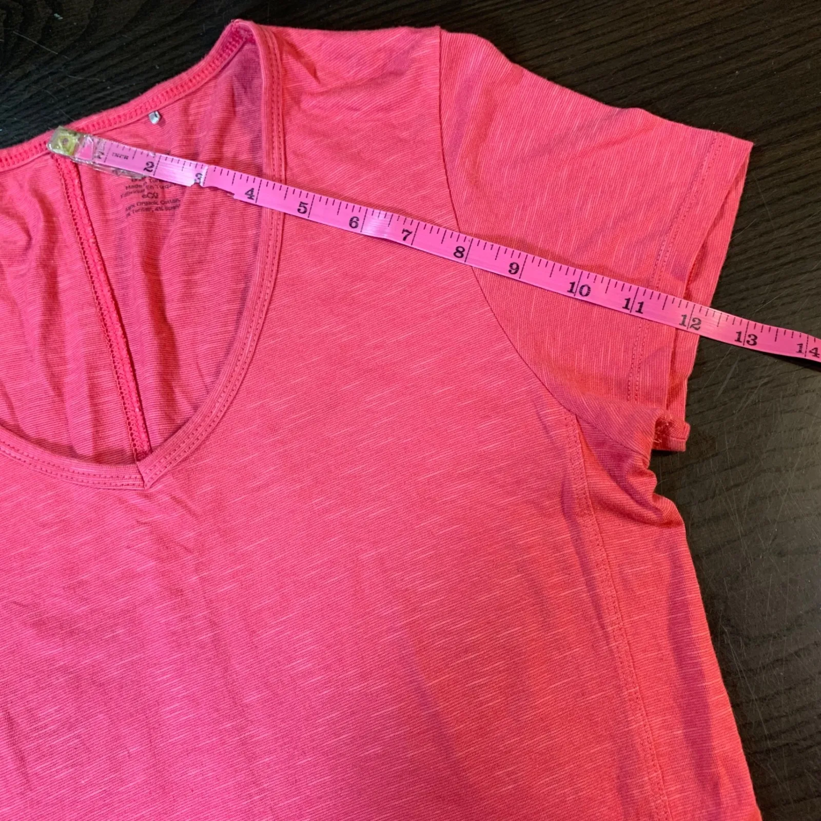 Toad&Co Womens Small Pink‎ Short Sleeve V - Image 10