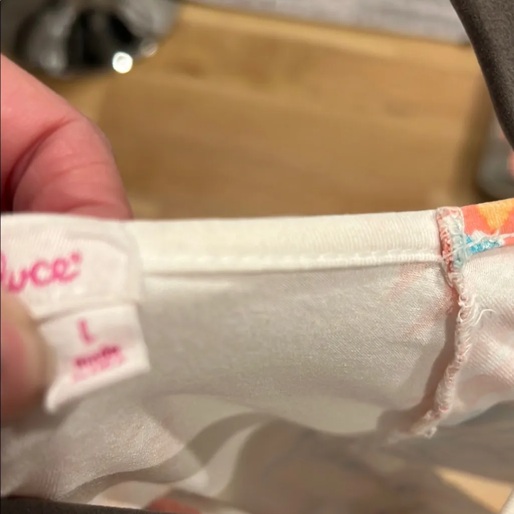 Fresh Produce White and Orange‎ Emma Sundress Midi large - Image 8