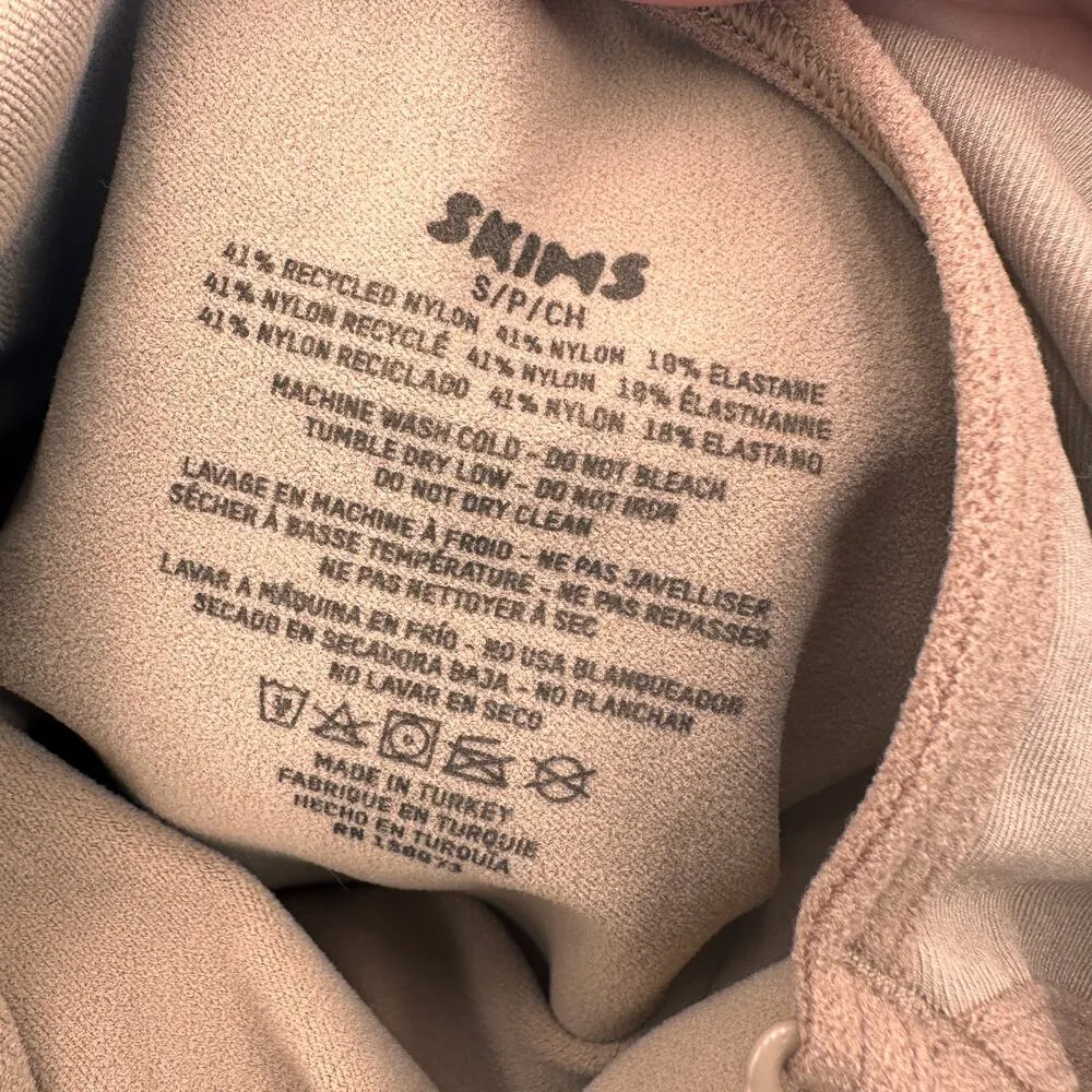 Skims Seamless Sculpt Brief Brown Sleeveless Bodysuit Size Small - Image 2