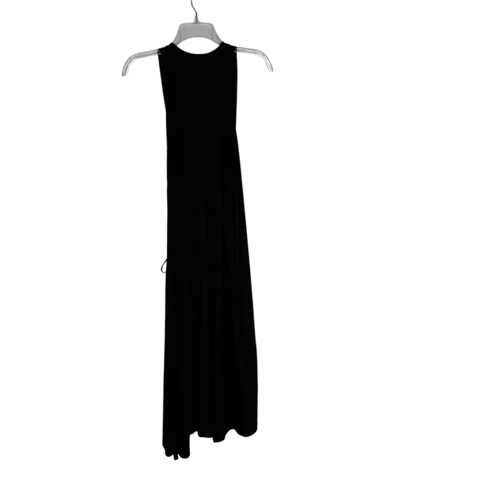 Rag & Bone Luca Lace Up Knot Black Tank Dress Size M - Image 9