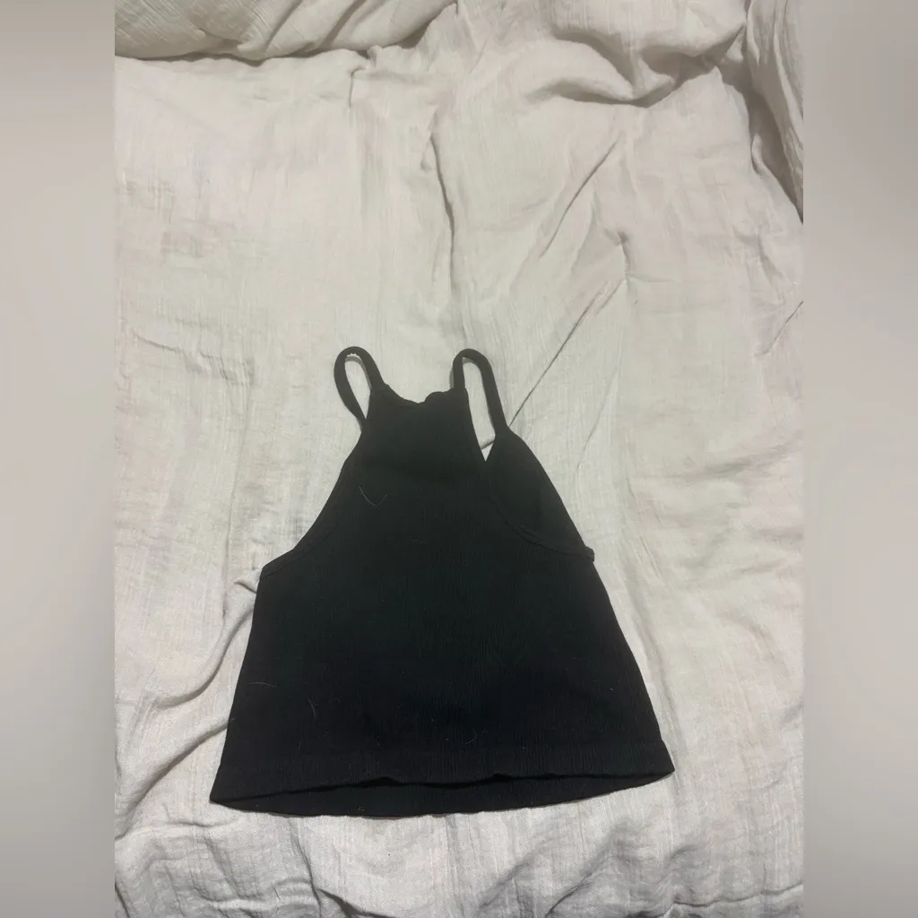 Dynamic women’s black high neck tank - Image 4