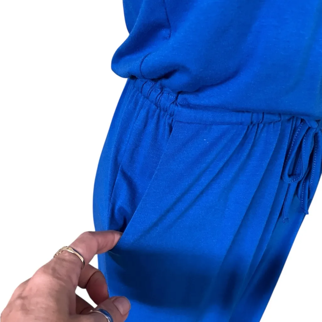 PrettyGarden Blue Sleeveless Stretchy Jumpsuit - Image 8