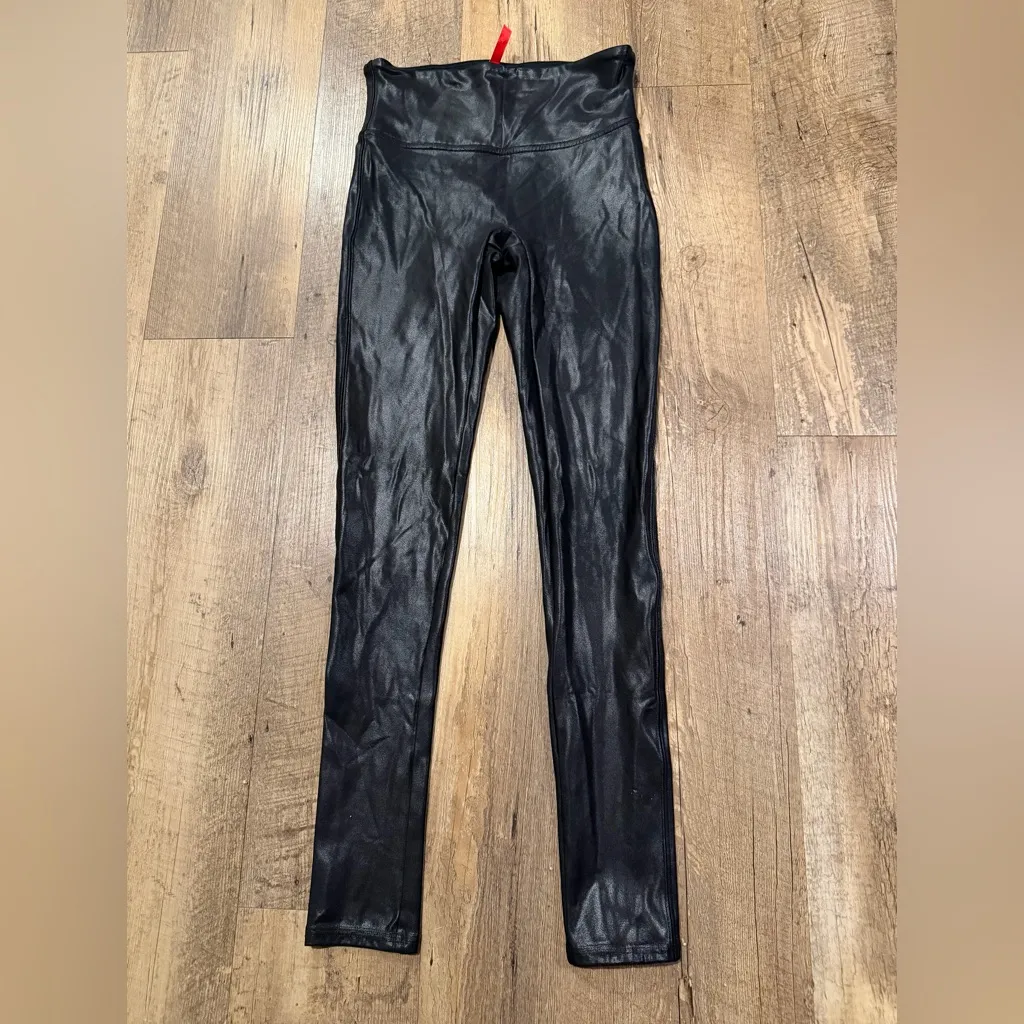 SPANX | Faux Leather Leggings Small - Image 3
