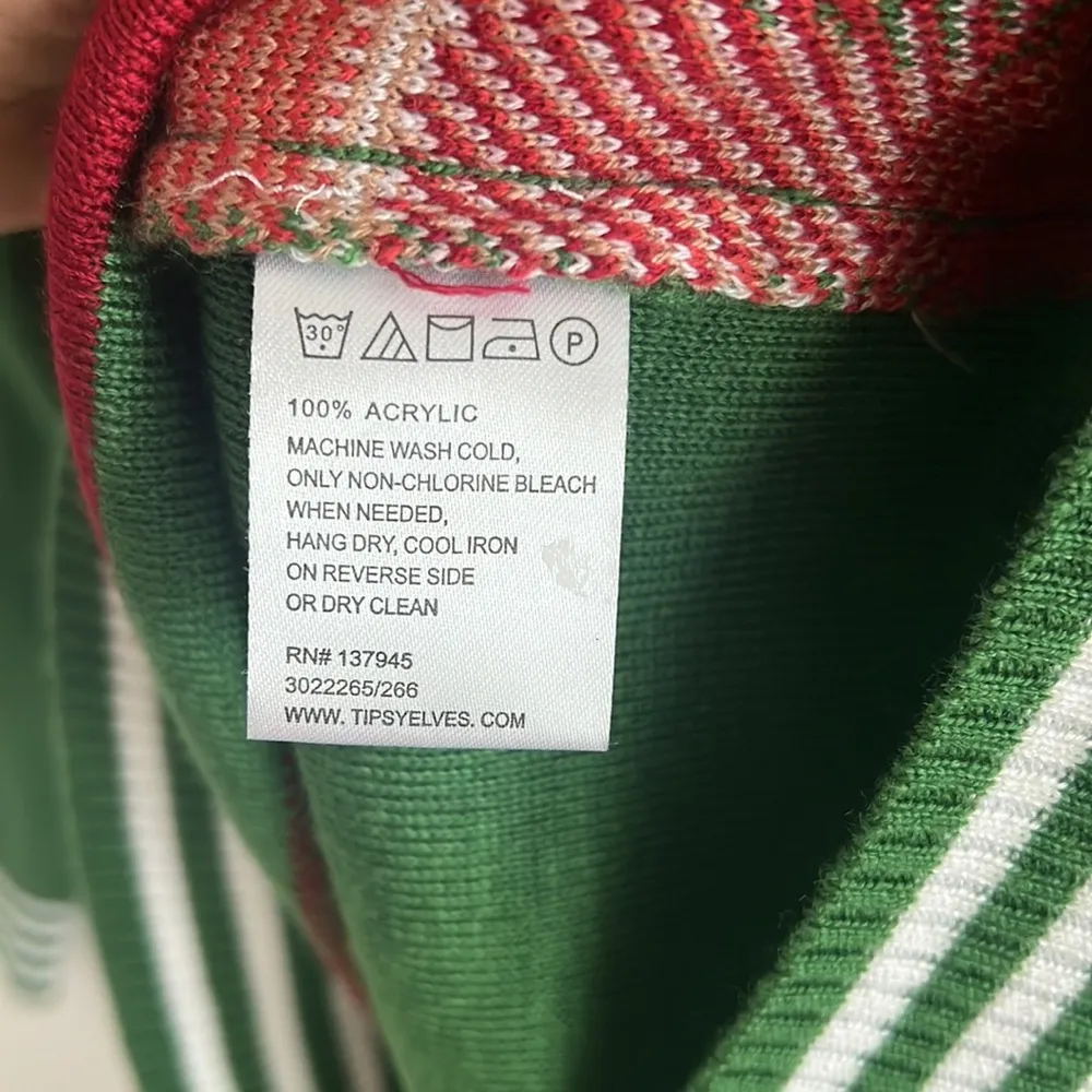 Tipsy Elves Gingerbread Men Being Eaten Holiday Ugly Christmas Sweater Graphic S - Image 6