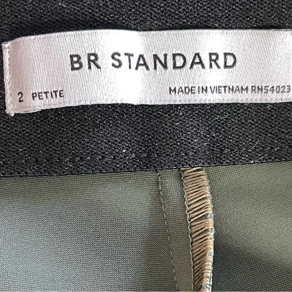 BR Standard Skinny Luxe Sculpt High Rise Pants (Olive Green) - 2P (2 Petite) - Image 9
