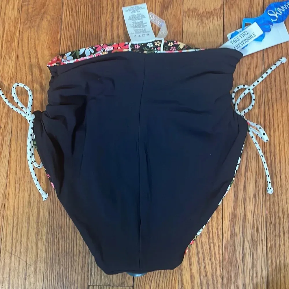 Skinny Dippers Miraclesuit Jellyroll Transformer Reversible Swim Bottom sz S NWT - Image 5