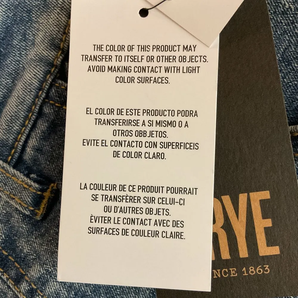 Frye Front Pocket Flare Jeans‎ Vintage Wash Blue Size 28x32 NWT Cowgirl Horses - Image 12