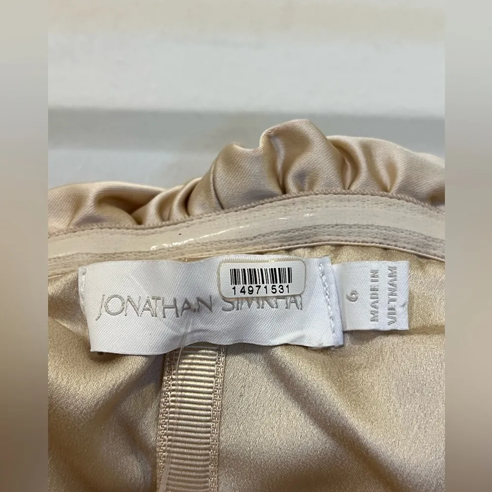 JONATHAN SIMKHAI DUCHESSE OFF SHOULDER TOP Size 6 - Image 5