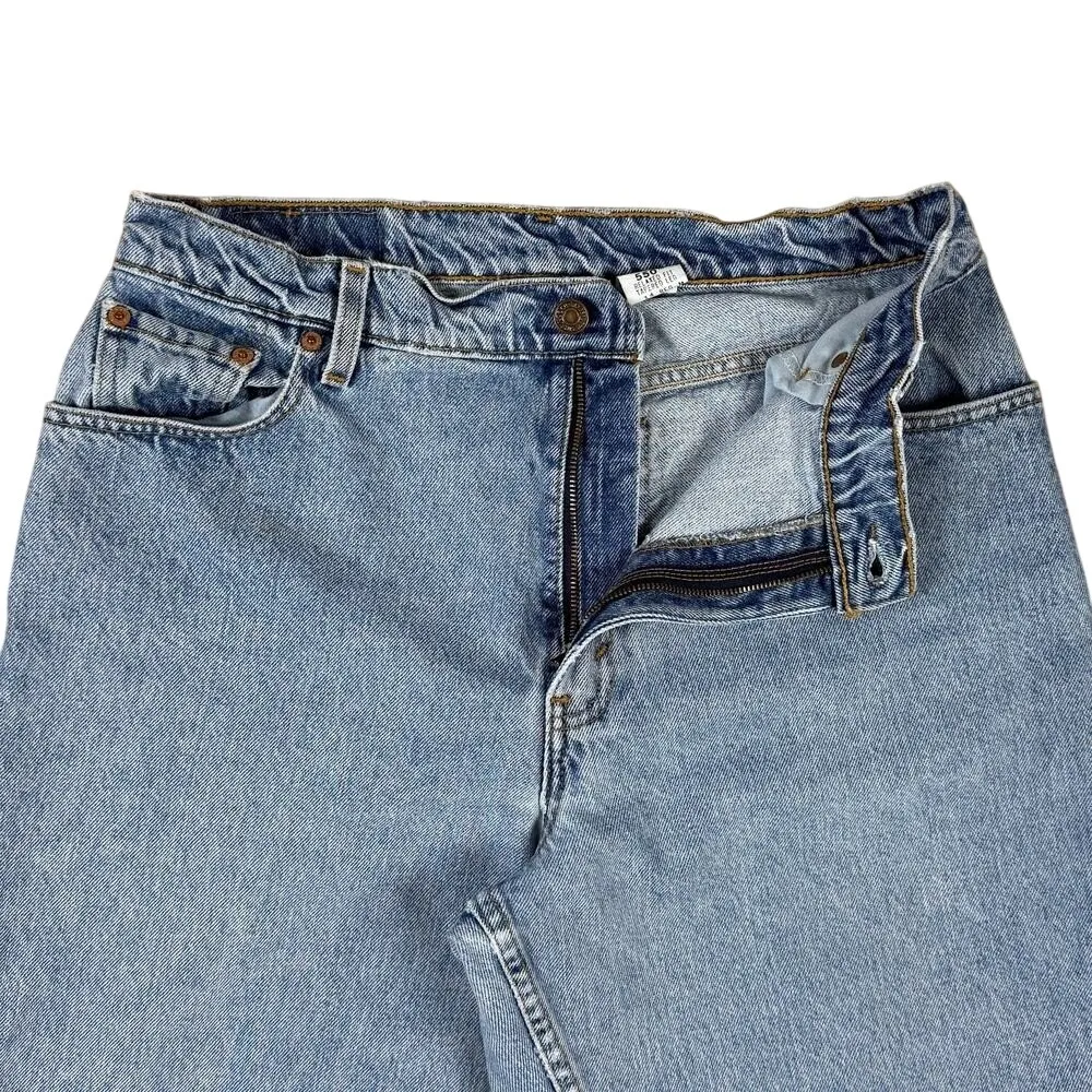 Vintage Levi's‎ 550 Jeans Women's 14 Relaxed Fit Tapered Leg 1998 Light Wash Blue - Image 3