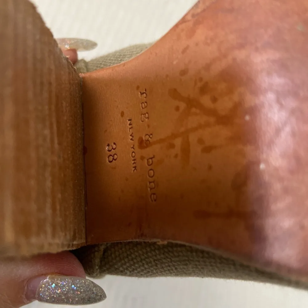 Rag and Bone New York Newbury classic neutral heel booties size 8 women’s - Image 11