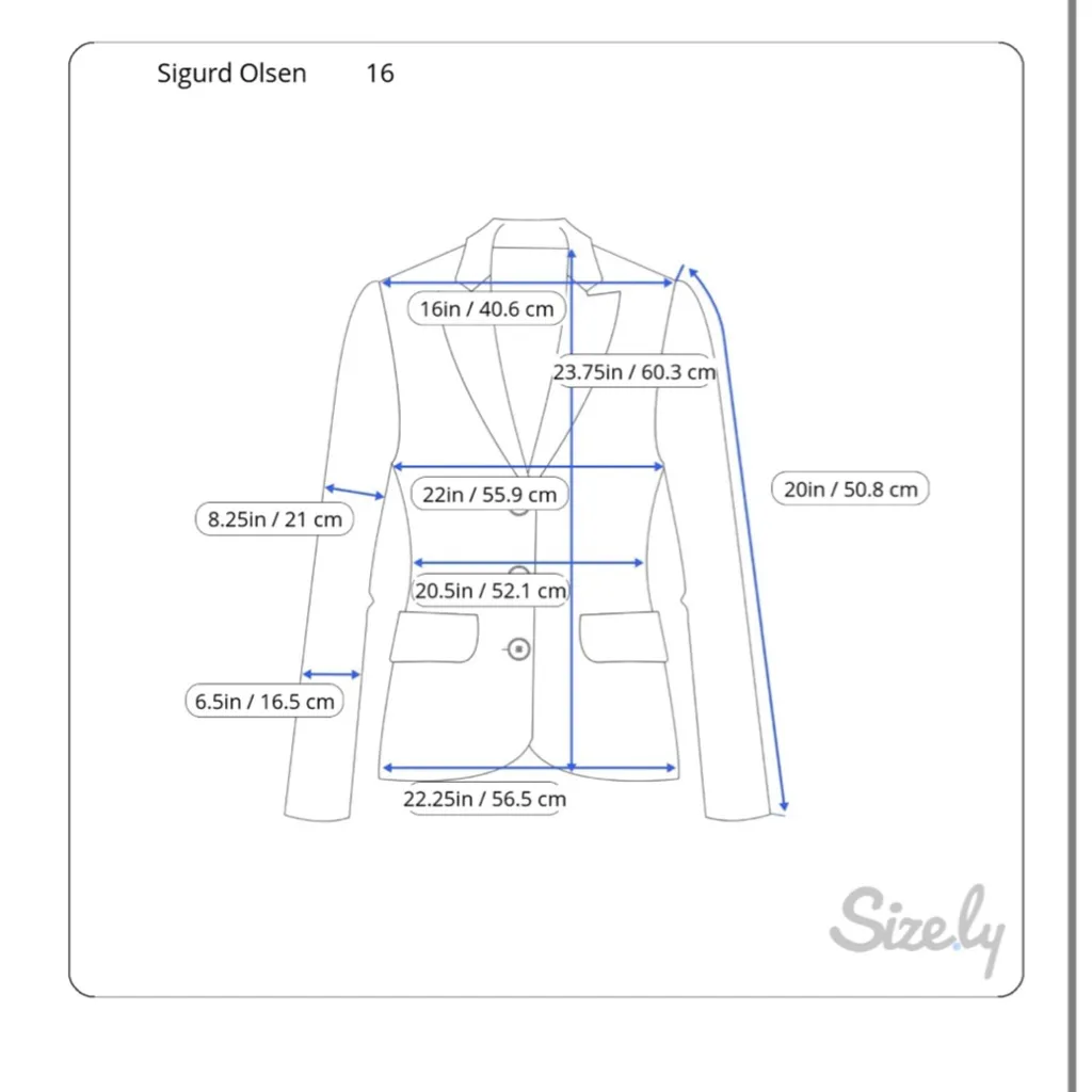 Sigrid Olsen Blazer Jacket Size 16 Brown Beige - Image 6