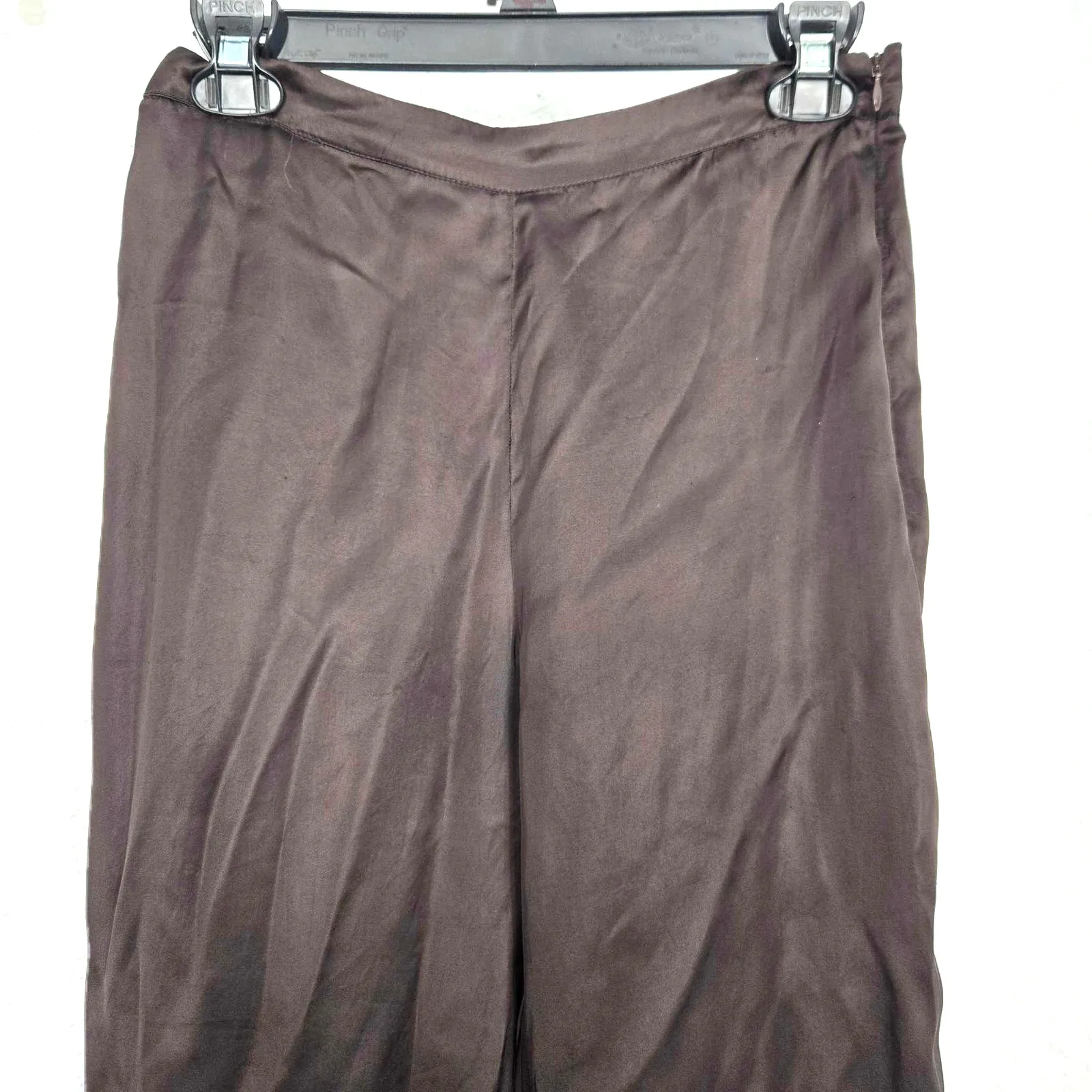 Zara Satin Wide Leg Pants Size S - Image 2